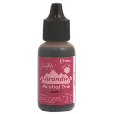 Image of Ranger Tim Holtz AAIS 21995 Adirondack Alcohol Ink, Cranberry, 0.5oz