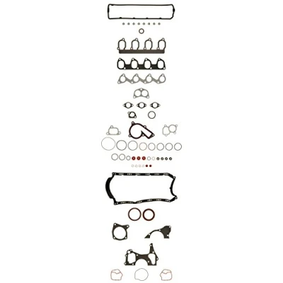 Image of 1665145, 6190943, 89FF6008AA, 89FF6008AB Full Gasket Set, engine AJUSA 51007700 without cylinder head gasket, with valve stem seals
