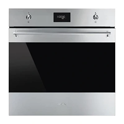 Image of Smeg Classic Multifunction Electric Buit in Single Oven Stainless Steel