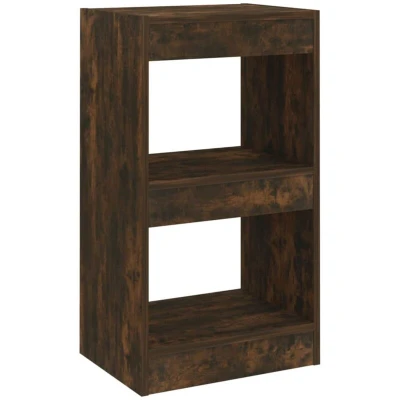 Image of vidaXL Book Cabinet/Room Divider Smoked Oak 40x30x72 cm