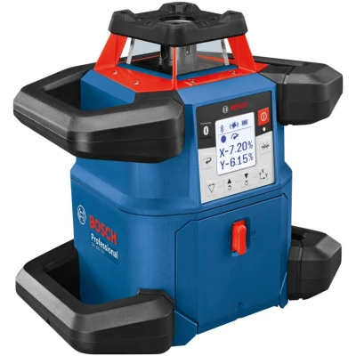 Image of Bosch Professional 18V System Rotation Laser Level GRL 600 CHV (1x Battery 4,0 Ah + Charger, w/App Function, Working Range: up to 600m, in Carrying case)