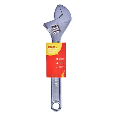 Image of Amtech C2200 380mm (15&quot;) Adjustable Wrench with 44mm (1.7&quot;) jaw Opening