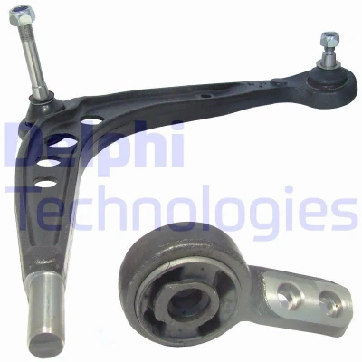 Image of 31121140958, 31126758514, 31126758516 Suspension Arm DELPHI TC2315 with ball joint Trailing Steel BMW: 3 Compact, Coupe