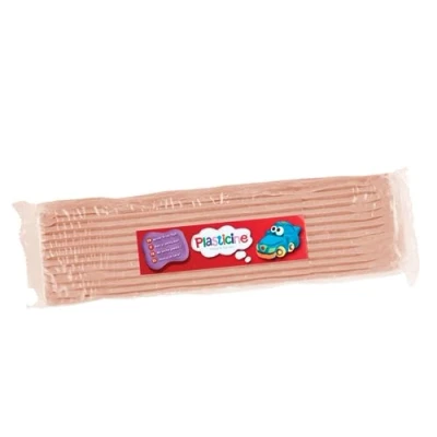 Image of Plasticine One Colour Slab 400g Beige, Modelling Compound for Professional Animators and Model Makers, Never Dries Out, Make Sculptures, Models Stop Motion Animations