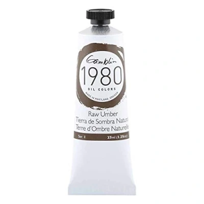 Image of Gamblin 1980 Oil Raw Umber 37Ml