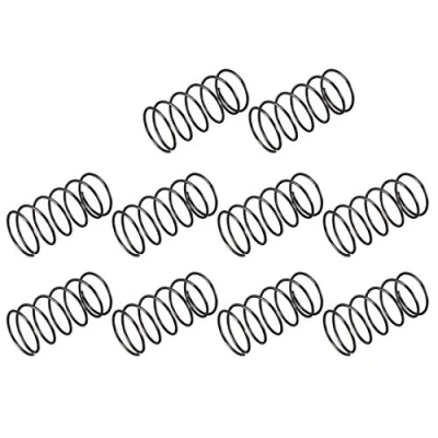 Image of sourcingmap Compression Spring 1.2mm Wire Dia , 20mm OD 40mm Free Length Steel Extension Spring,Black,10Pcs