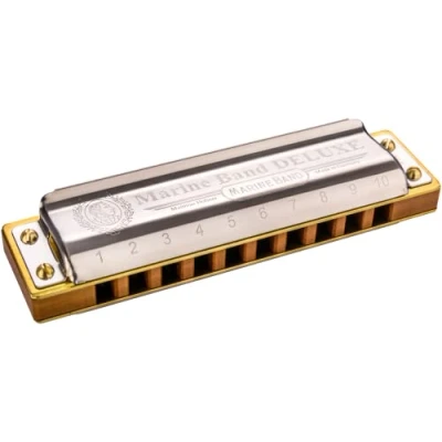 Image of HOHNER Harmonica, Marine Band Deluxe, E