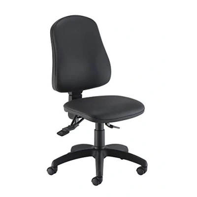 Image of Office Hippo High Back Desk Chair, Ergonomic Chair For Home &amp; With Height Adjustable Seat Backrest, Lumbar Support Extra Comfort, Computer Black PU