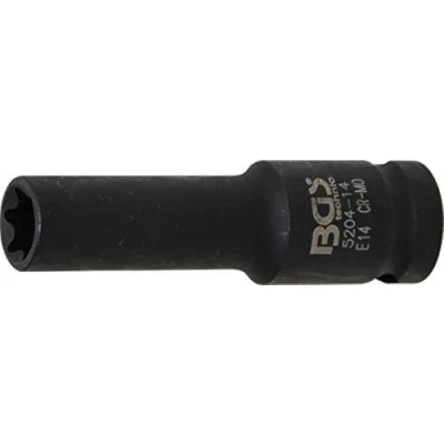 Image of BGS 5204 14 Impact Socket E Type, deep 12.5 mm (1/2&quot;) Drive E14