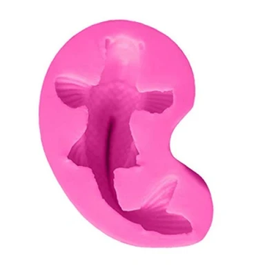 Image of PiniceCore Silicone Chocolate Mould Carp Fish Mold Jelly Handmade Fondant Cake Pudding Baking Tool Tableware