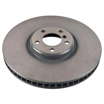 Image of 34116782067 Brake disc FEBI BILSTEIN 107502 Front Axle Left 385mm 36mm 5 Hole 120mm internally vented Coated High carbon BMW: X5, X6, X5