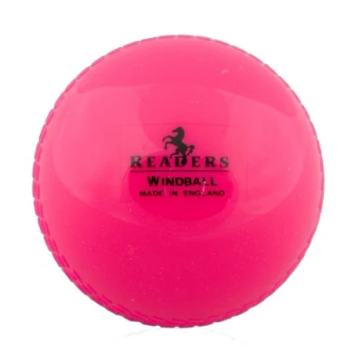 Image of Readers Windball Training Cricket Ball Men Pink 6 Balls