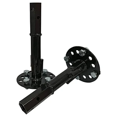 Image of Bricoferr PT00037 a Set of Axles to Attach Pneumatic Wheels with 23mm Inner Hexagonal Socket, assorted model.