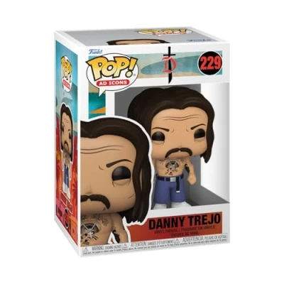 Image of Funko Pop! Ad Icon: Danny Trejo Collectable Vinyl Figure Gift Idea Official Merchandise Toys for Kids &amp; Adults Movies Fans Model Collectors and Display