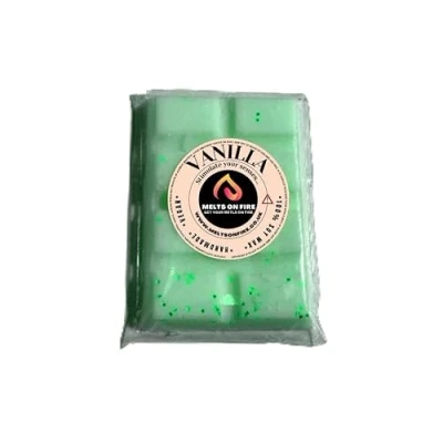 Image of Vanilla Wax Melts Snap Bars Soy 25g Highly Scented for Oil Burner Vegan &amp; Cruelty Free Home Fragrance