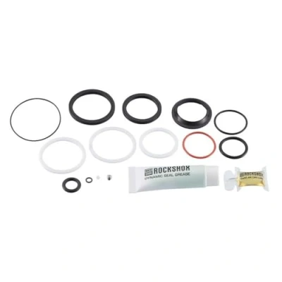 Image of RockShox 50Hr Service Kit (Includes Air Can Seals, Piston Seal, Glide Rings) Deluxe/Super Delux (2017): Black
