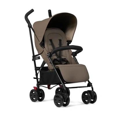 Image of Silver Cross Pop Pushchair Foldable Travel Stroller Buggy Adjustable/Lie Flat Seat Newborn to 4 Years Cobble