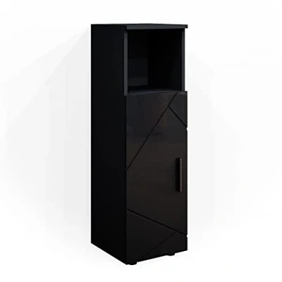 Image of Vicco Midi cabinet Irma, Anthracite high gloss, 30 x 95 cm