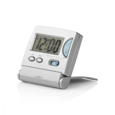 Image of NEDIS Travel Alarm Clock Di Gital Flat Folding
