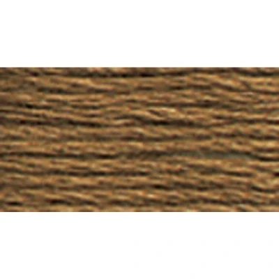Image of DMC 117 3862 Mouline Stranded Cotton Six Strand Embroidery Floss Thread, Dark Mocha Beige, 8.7 Yard