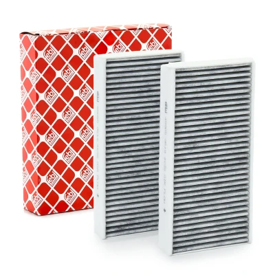 Image of 64116823725, 64116823726, 64119321875, 64316823716, 64316823717 Filter set, cabin air FEBI BILSTEIN 45865 BMW: X1, 2 Gran Coupe, Active Tourer