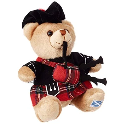Image of Keel Toys 19cm Scottish Piper Bear