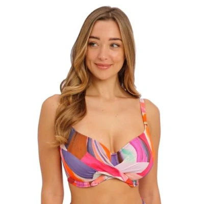 Image of Fantasie Womens 502905 Aguada Beach Full Cup Bikini Top Multicolour Elastane Size 34E