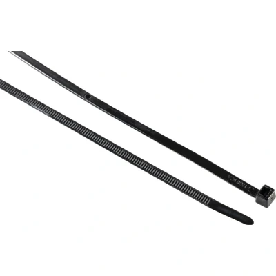 Image of Connect 30267 Hellermann Black Cable Tie 390mm x 4.6mm T50L 100pc