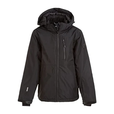Image of WHISTLER Unisex Kid&#039;s Gigi Ski Jacket, 1001 Black, 164 (EU)