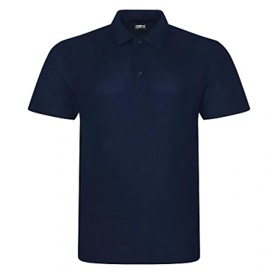 Image of PRORTX Mens Pro Pique Polo Shirt (L) (Navy)