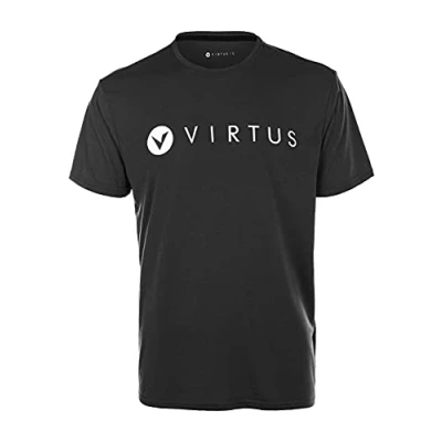 Image of Virtus Men&#039;s Edwardo T Shirt, Opaque, 1001 Black, S
