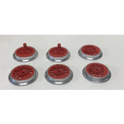 Image of MTS Line Wheel Set Steam Locomotive 99 6001 LGB 2080 D/S Garden Railway Track G Replacement Part Spare