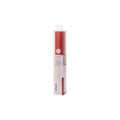 Image of Cricut Iron On Red 61cm (24&quot;) Heat Transfer Vinyl Roll (HTV) For use with all Cutting Machines