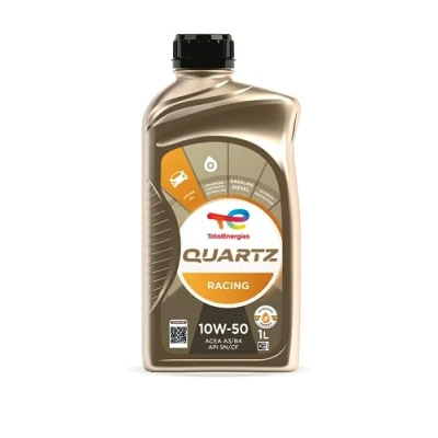 Image of TotalEnergies Quartz Racing 10W50 Engine oil ACEA A3/B4, API CF/SN Age Resistance Technology Fuel Economy Formula Advanced Synthetic 1L