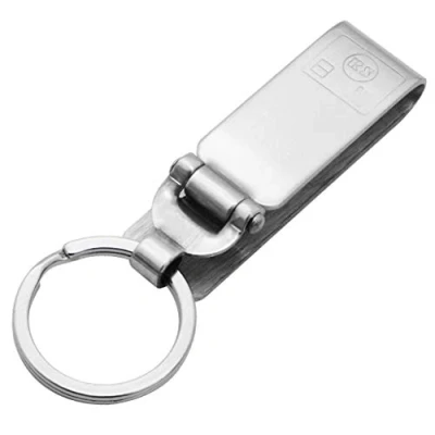 Image of Ocobudbxw Anti Lost Keychain Heavy Duty Stainless Steel Belt Keyring Key Holder Clip Detachable