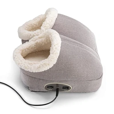 Image of Well Being Heated Foot Massager Dual Level Vibrating Gentle Heating Feet Soother