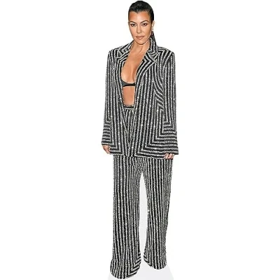 Image of Kourtney Kardashian (Stripes) Mini Size Cutout