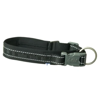 Image of Hurtta Casual ECO Sustainable Dog Collar (30 40 cm, Raven)