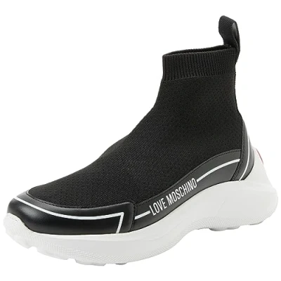 Image of Love Moschino Women&#039;s JA15176G1H Sneakers, Black, 5 UK