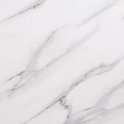 Image of Bolero Pre Drilled Square Table Top Marble Effect 700mm
