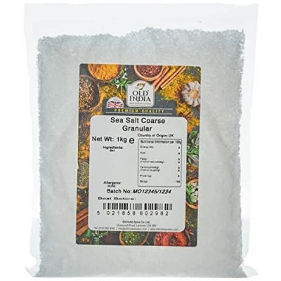 Image of Old India Sea Salt Coarse Granular 1kg