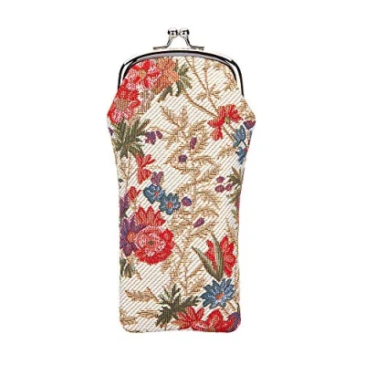Image of Signare Tapestry Glasses Case for Women Eyeglass (Flower Meadow; GPCH FLMD)