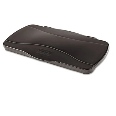 Image of Rubbermaid Commercial Products Slim Jim Hinge Lid Black FG267400BLA