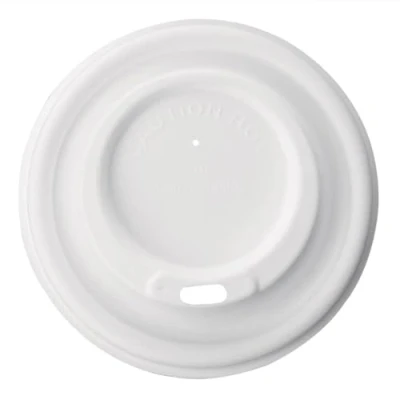 Image of Fiesta Compostable Bagasse Coffee Cup Lids 340ml / 12oz (Pack of 1000)