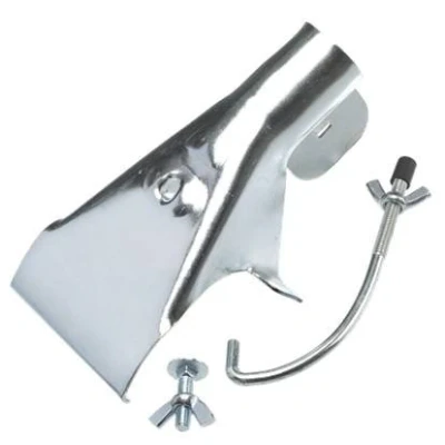 Image of Large Metal Saddle Back Broom Clamp Brush Bracket Support Stay for Round