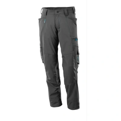 Image of Mascot 17179 311 18 76C52 Trousers with Kneepad Pockets, Dark Anthracite,