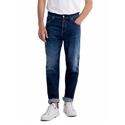 Image of REPLAY Adult M1030 Sandot Jeans, Dark Blue 007 2, 36W / 34L