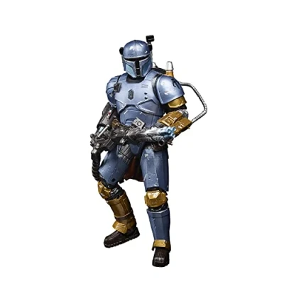 Image of Star Wars The Black Series Carbonized Collection Paz Vizsla Toy 15 cm Mandalorian Collectible Action Figure, Kids Ages 4 and Up