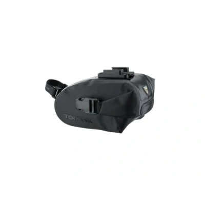 Image of Topeak Wedge Dr Bag with Fixer (Black, 9.1x4.3x5.1 Inch, Large)