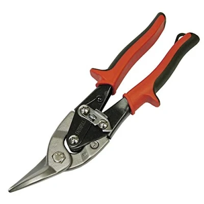 Image of Faithfull C/Pound Aviation Snips Red Left Cut
